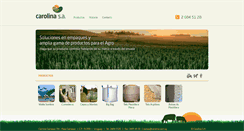 Desktop Screenshot of carolina.com.uy